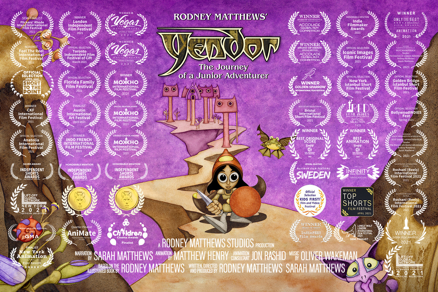 Yendor's Film Festival Wins