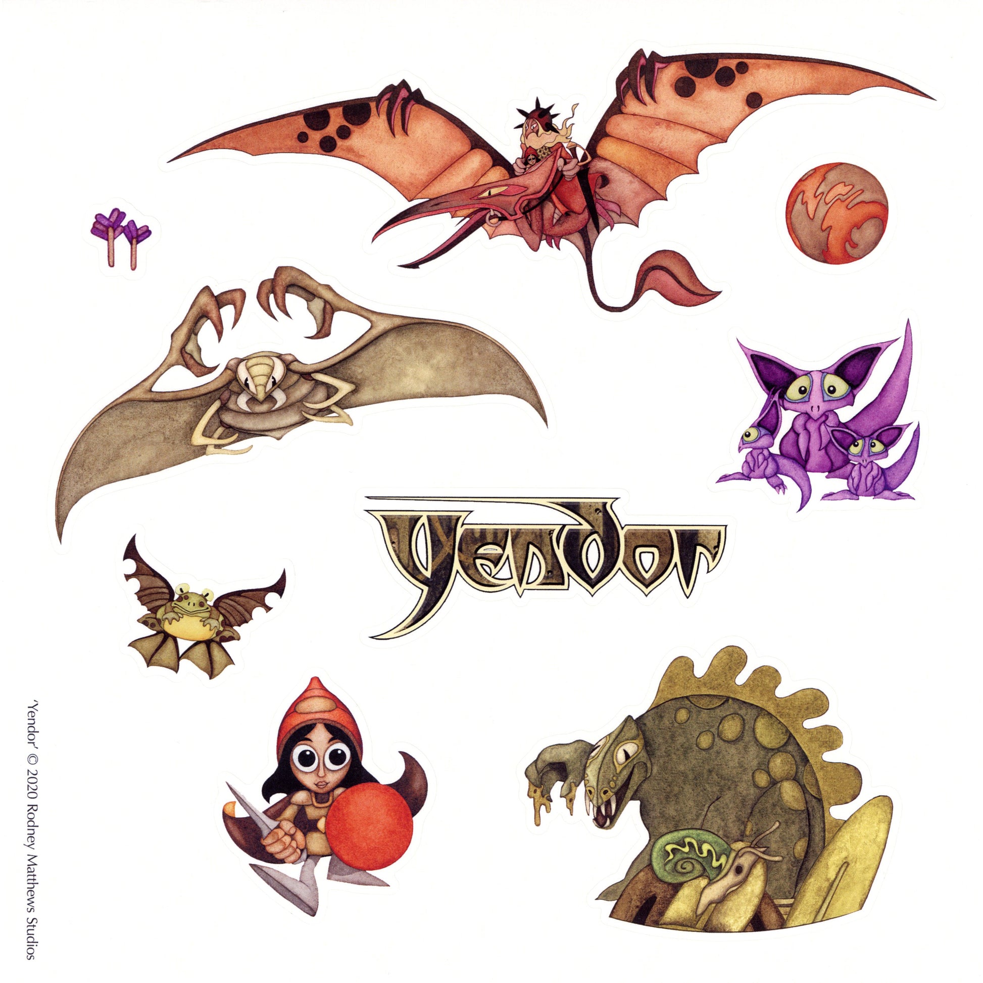 Yendor Colouring Book